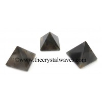 Grey Khyaldar Agate less than 15mm pyramid